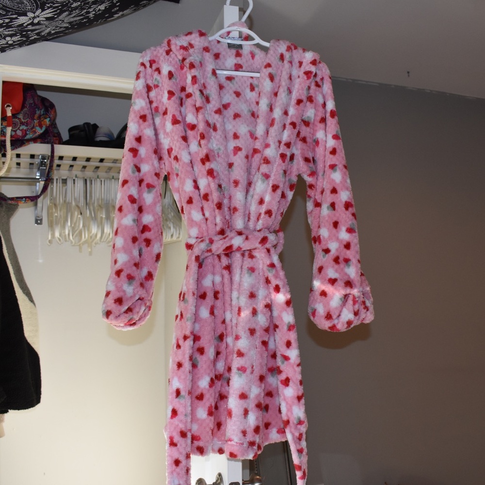Pink Heart Robe